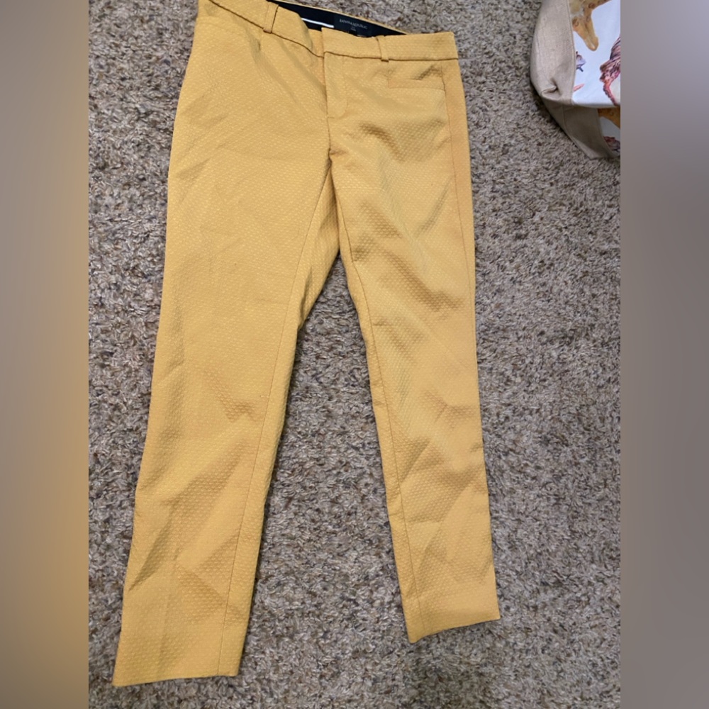 Banana Republic Mustard Yellow Pants